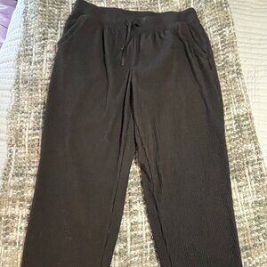Hyba Ribbed Jogger Pants – Charcoal/ Grey – Size M